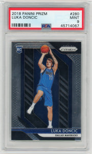 Luka Doncic 2018 Panini Prizm Rookie PSA 9