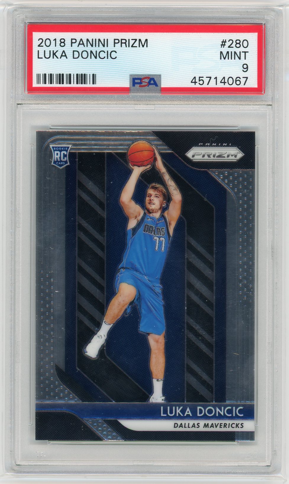 Luka Doncic 2018 Panini Prizm Rookie PSA 9