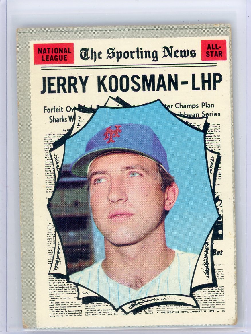 Jerry Koosman 1970 Topps Sporting News #468 (OC)