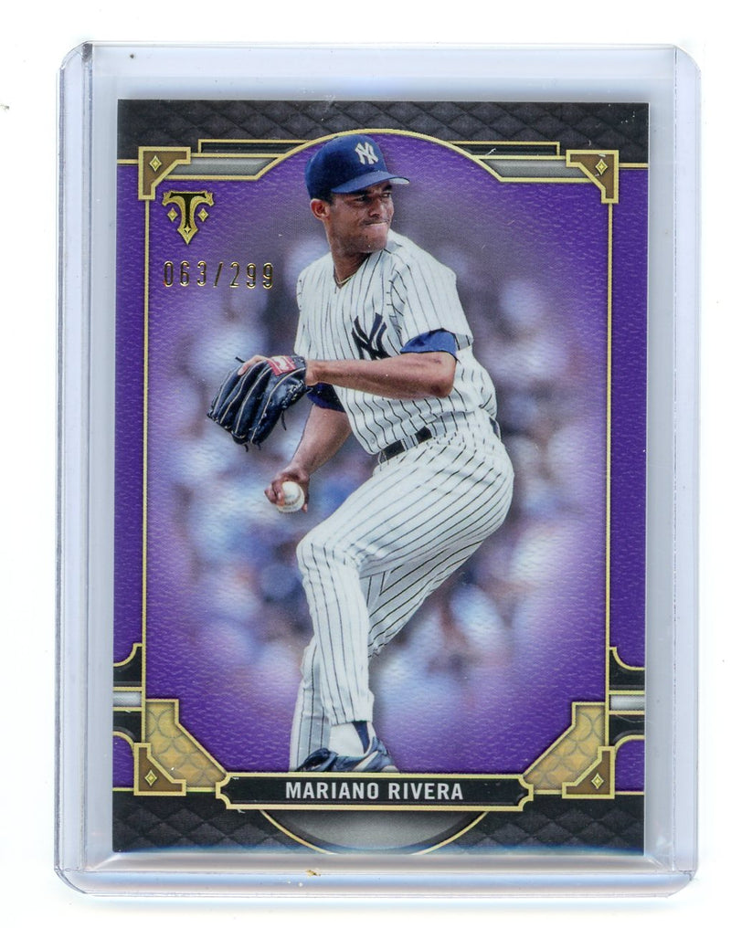 Mariano Rivera 2022 Topps Triple Threads purple 