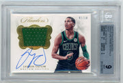 Jayson Tatum 2017 Panini Flawless Signature Prime Materials Gold 1/10 BGS 9