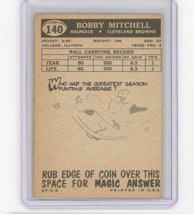 Bobby Mitchell 1959 Topps #140