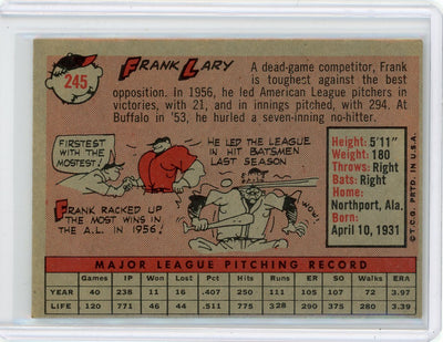 Frank Larry 1958 Topps #245