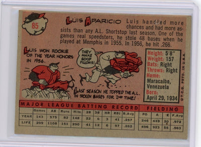 Luis Aparicio 1958 Topps #85