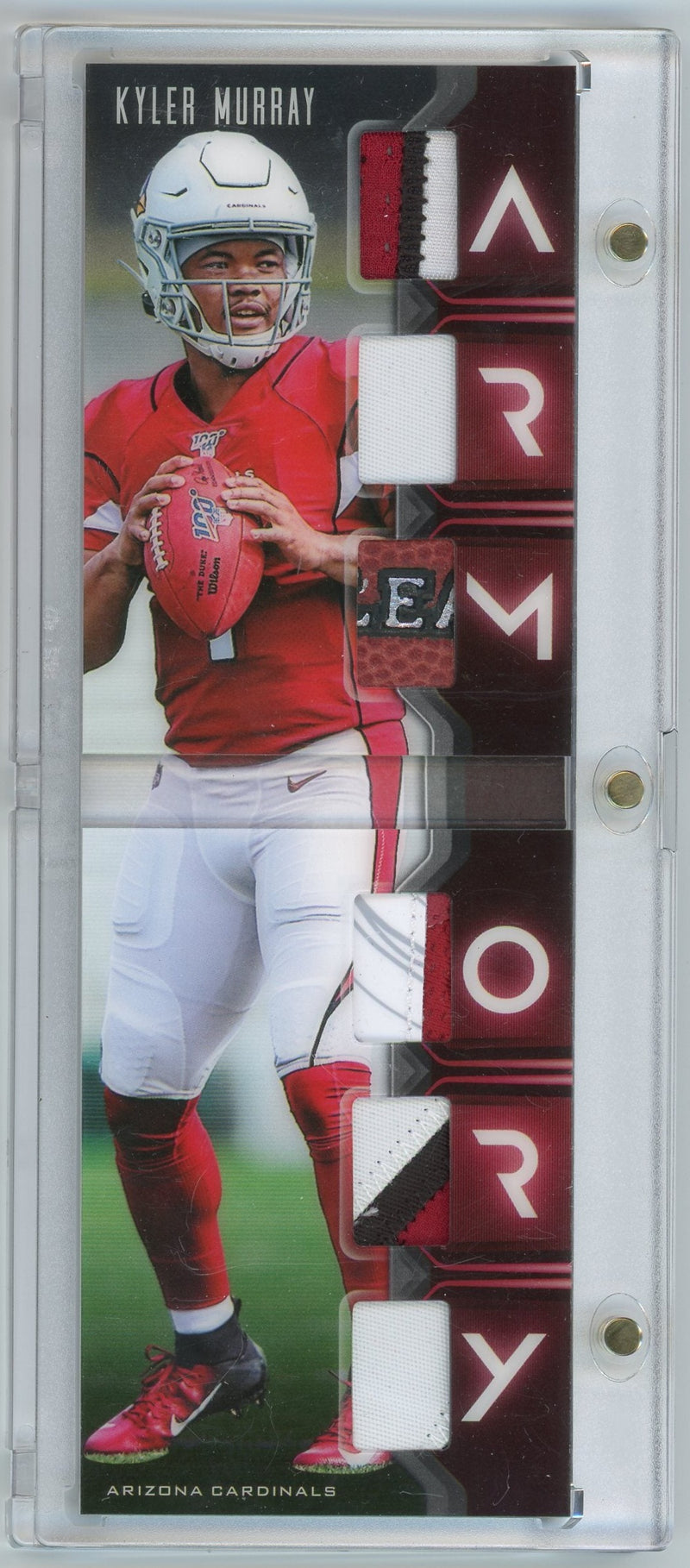 Kyler Murray 2019 Panini Playbook Rookie Armory Booklet 4/10 #ARM