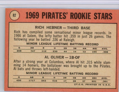 Rich Hebner / Al Oliver 1969 Rookie Stars 1970 Topps #82