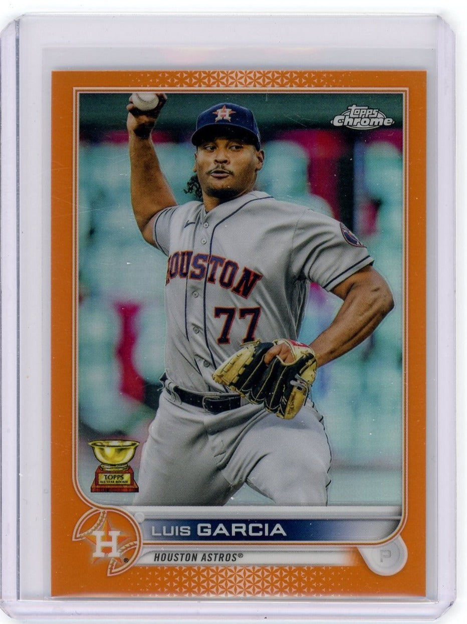 Luis Garcia 2022 Topps Chrome orange refractor #'d 20/25