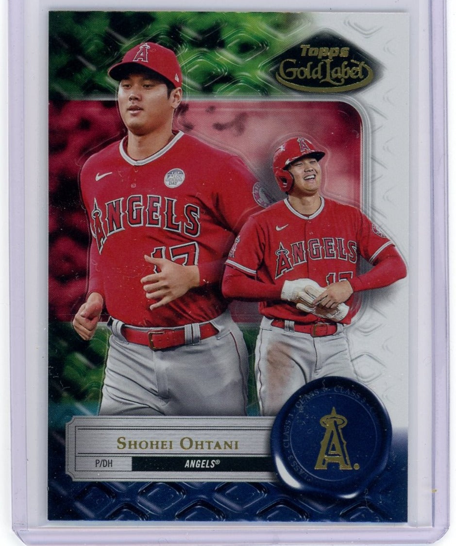 Shohei Ohtani 2022 Topps Gold Label Class 3 #44 – Piece Of The Game