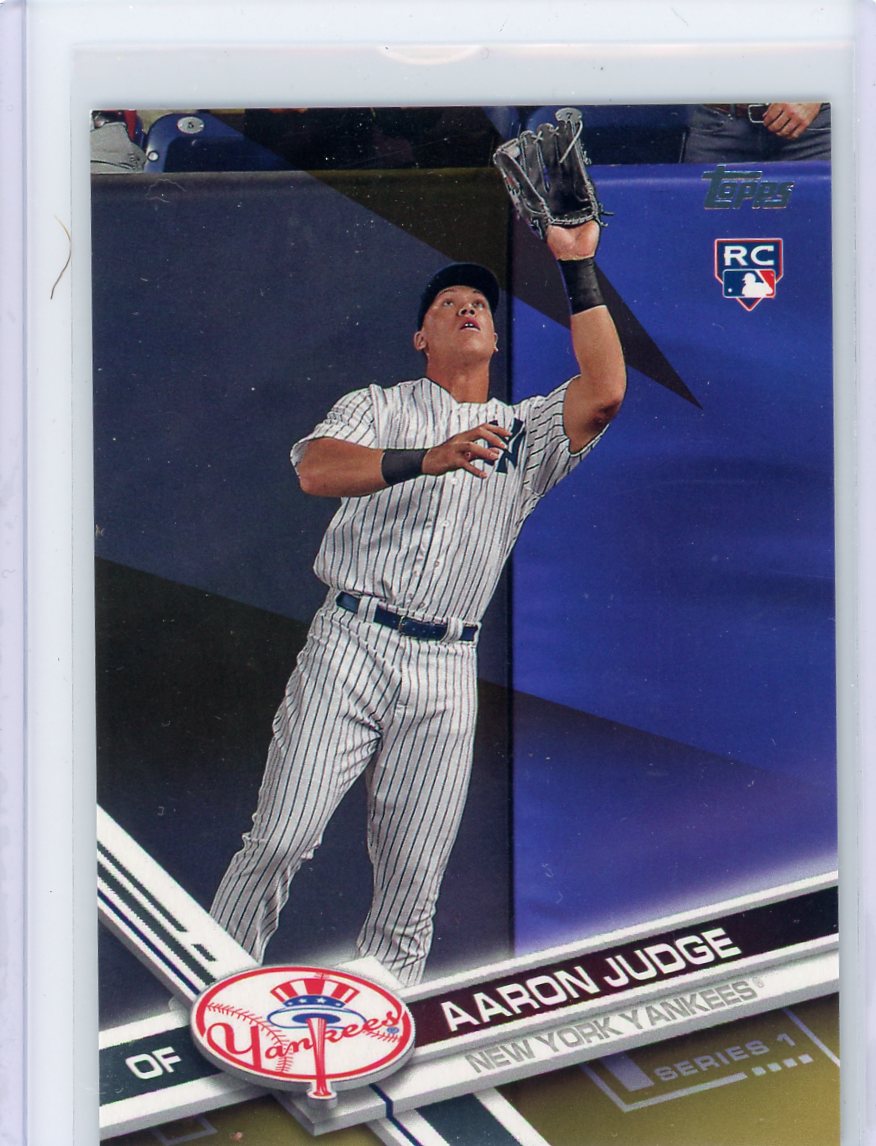 Aaron Judge 2017 Topps Series 1 Gold #'d 1325/2017 rookie card