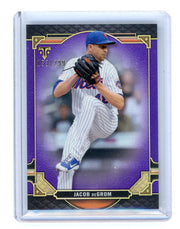 Jacob deGrom 2022 Topps Triple Threads purple #'d 153/299