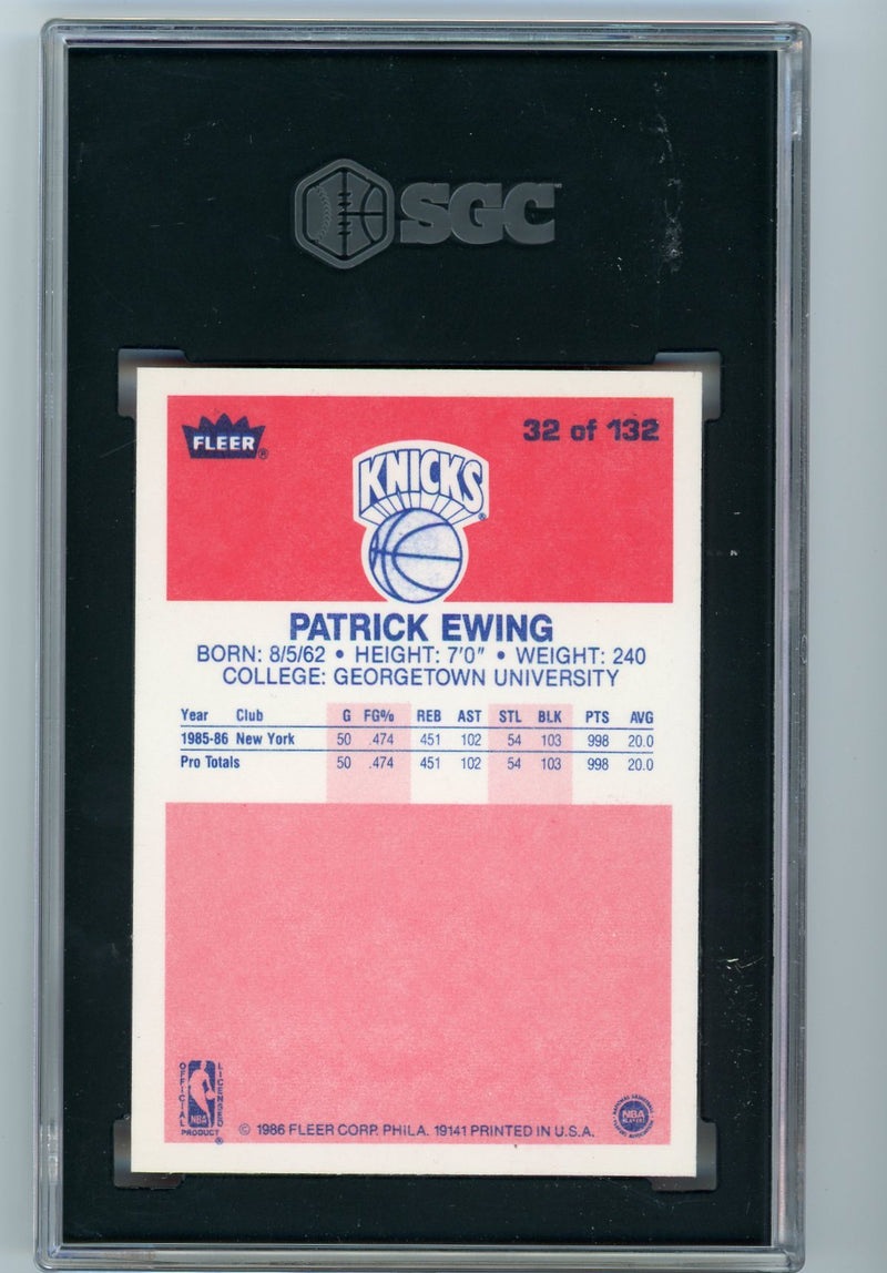 Patrick Ewing 1986-87 Fleer 
