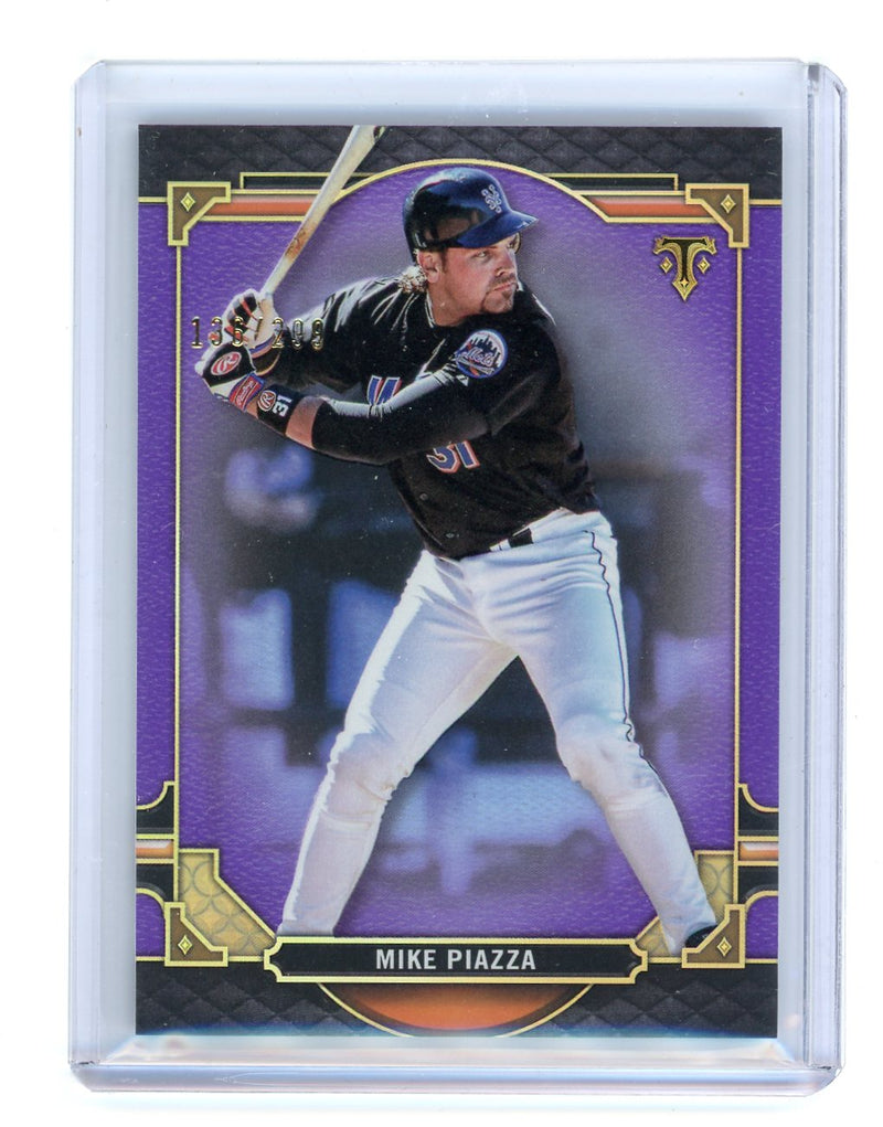 Mike Piazza 2022 Topps Triple Threads purple 