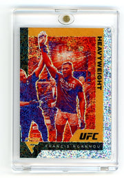 Francis Ngannou 2021 Panini Chronicles Flux UFC Mini Diamond Prizm #247