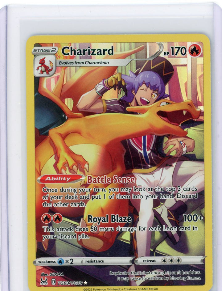 2022 Pokemon Lost Origin TG03 Full Art/Charizard PSA 10 buy