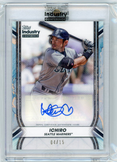 Ichiro 2023 Topps Industry Conference encased autograph #'d 04/15