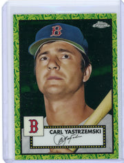 Carl Yastrzemski 2021 Topps Chrome Platinum Anniversary 70th Anniversary #'d 74/99