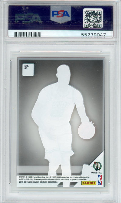 Tacko Fall 2019 Clearly Donruss rookie card PSA 8