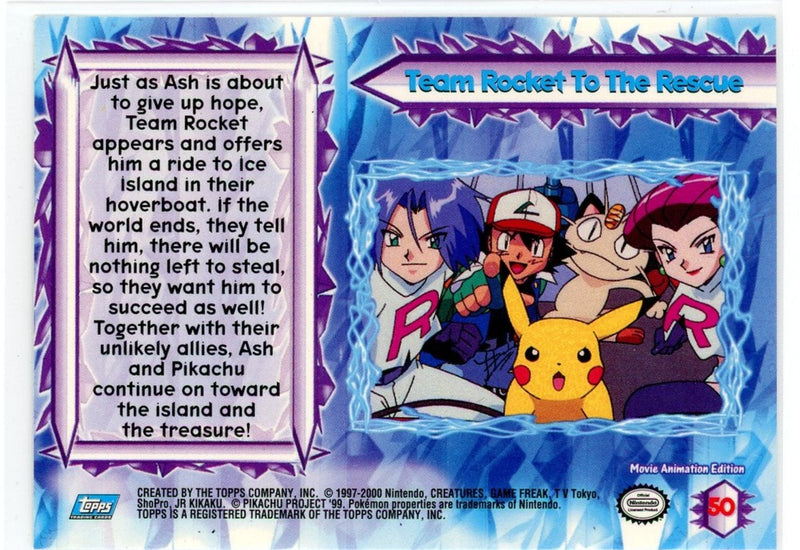 Team Rocket To The Rescue Pokémon The Movie 2000 Holo