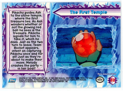 The First Temple Pokémon The Movie 2000 Holo