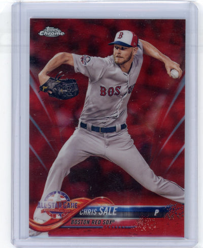 Chris Sale 2018 Topps Chrome Update ASG Red Refractor #'d 23/25