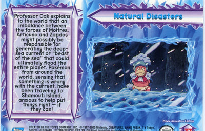 Natural Disaster Pokémon The Movie 2000 Holo