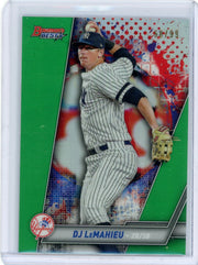 DJ LeMahieu 2019 Bowman's Best Green 68/99 #60