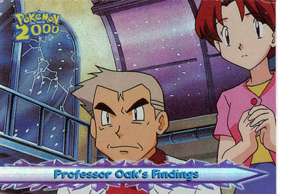 Professor Oak's Findings Pokémon The Movie 2000 Holo
