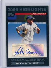 Melky Cabrera Topps 2007 Highlights Auto HA-MC