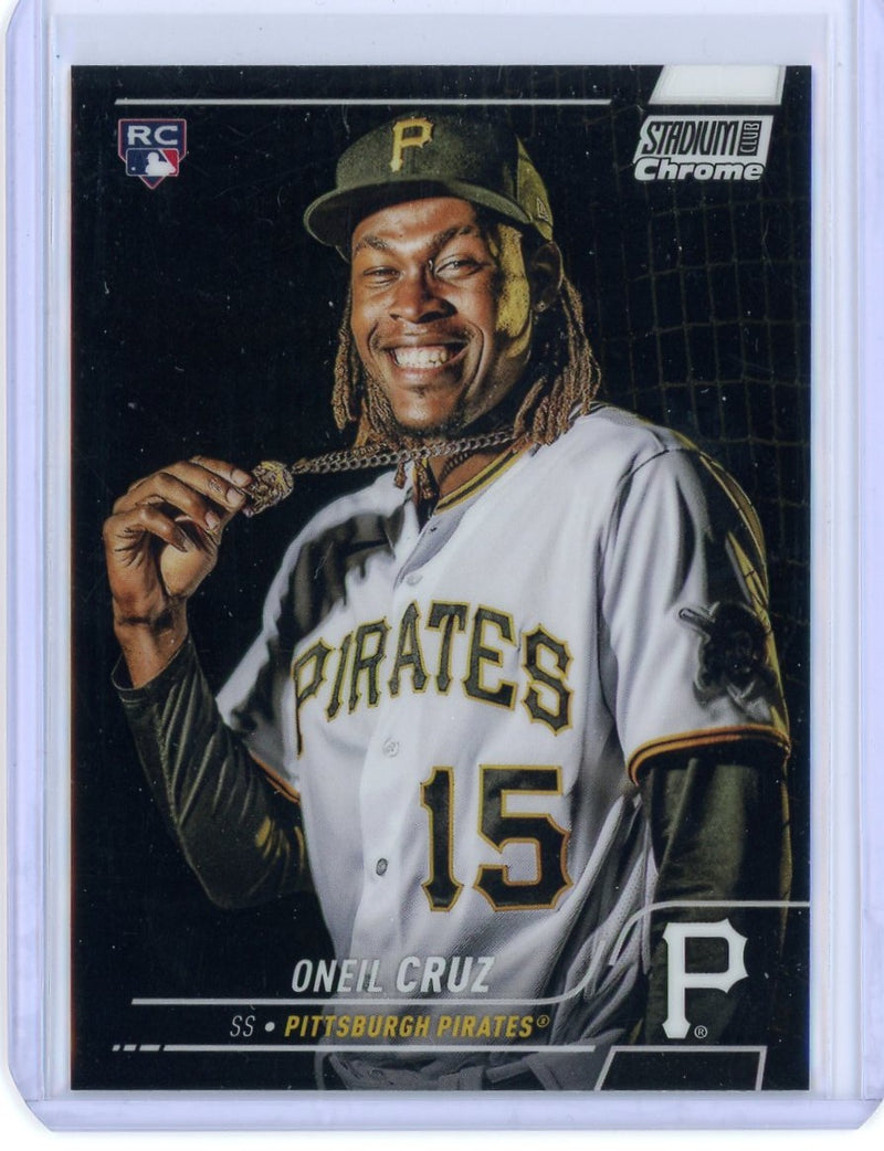 Oneil Cruz 2022 Topps Stadium Club Chrome rookie card