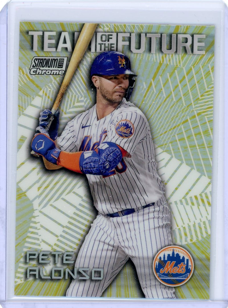 Pete Alonso 2022 Topps Stadium Club Chrome Team of the Future