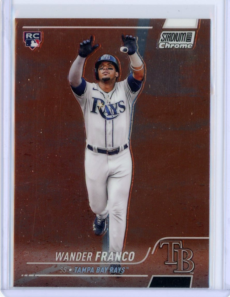 Wander Franco 2022 Topps Stadium Club Chrome rookie card