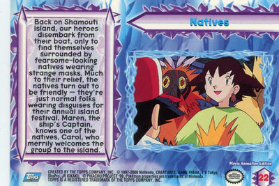 Natives Pokémon The Movie 2000 Holo