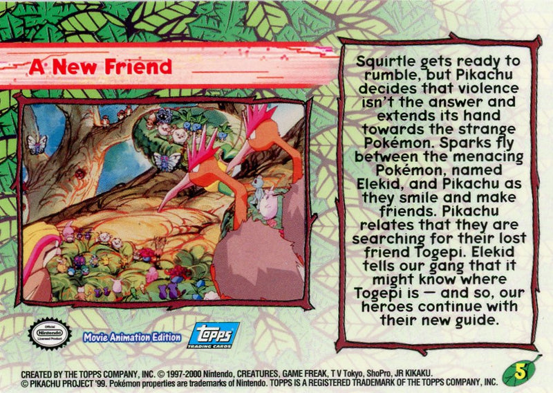 A New Friend Pokémon The Movie 2000 Holo