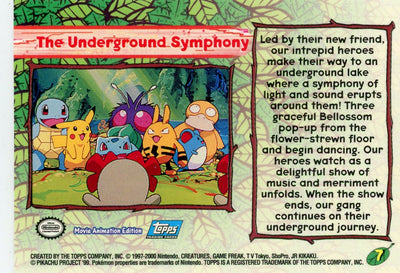 The Underground Symphony Pokémon The Movie 2000 Holo