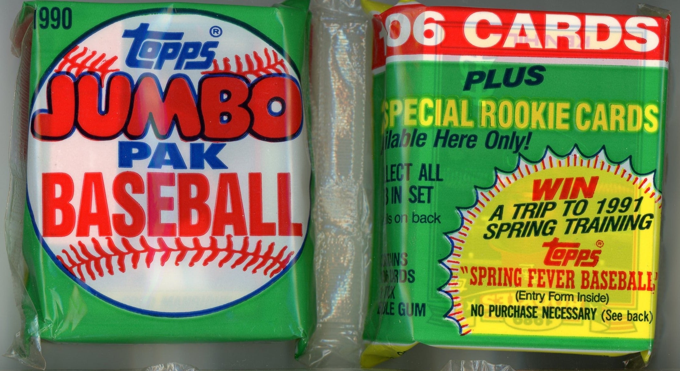 1990 Topps Jumbo Pak Baseball