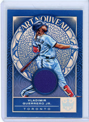 Vladimir Guerrero Jr. 2022 Panini Diamond Kings Art Noveau relic #'d 52/99