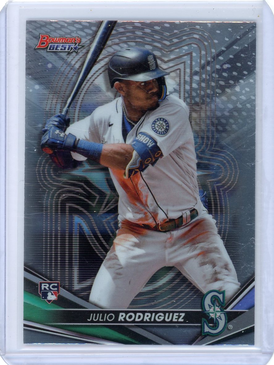 Julio Rodriguez 2022 Bowman's Best rookie card