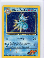Misty's Seadra 2000 Pokémon Gym Heroes rare holo 9/132