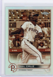 Oneil Cruz 2022 Topps Chrome sepia refractor rookie card