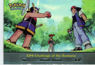 EP4 Challenge of the Samurai Rainbow Holo Pokemon Topps Card Series 2 LP