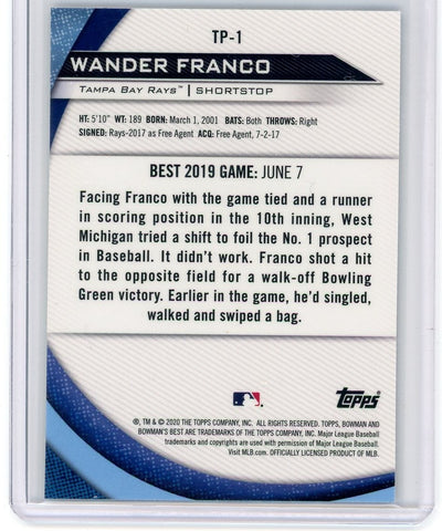 Wander Franco 2020 Bowman's Best #TP-1