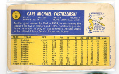 Carl Yastrzemski 1970 Topps Super #29