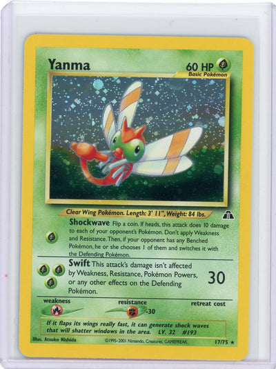 Yanma 2001 Pokémon Neo Discovery rare holo 17/75