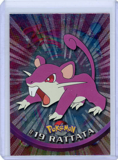 Rattata 1999 Topps Pokémon TV Etched foil #19