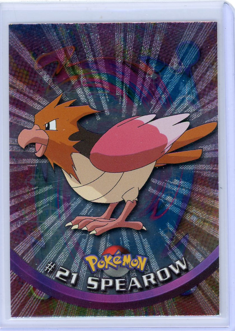 Spearow 1999 Topps Pokémon TV Etched foil 