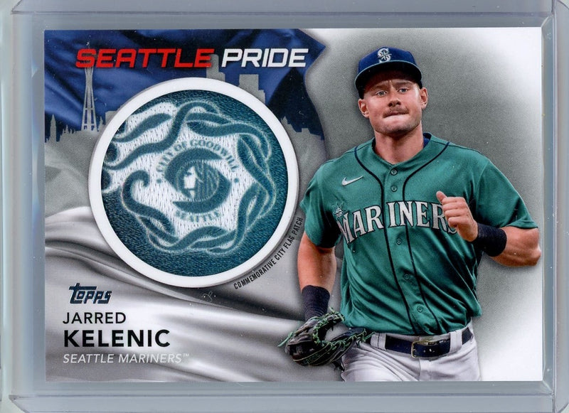 Jarred Kelenic 2022 Topps Series 1 City Pride Flag Patch 