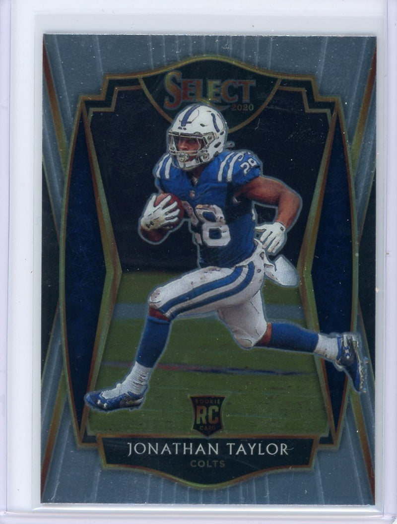 Jonathan Taylor 2020 Panini Select Premier Level rookie card