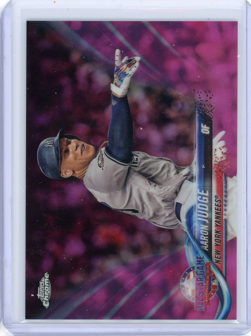 Aaron Judge 2018 Topps Chrome Update ASG Pink Refractor 