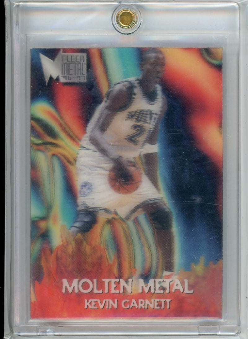 Kevin Garnet 1996 Fleer Metal Molten Metal