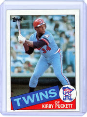 Kirby Puckett 1985 Topps rookie card